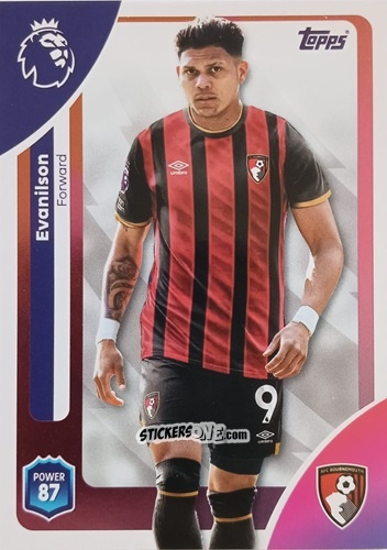 Cromo Evanilson - Premier League 2026 Trading Cards
 n. 51 - Topps