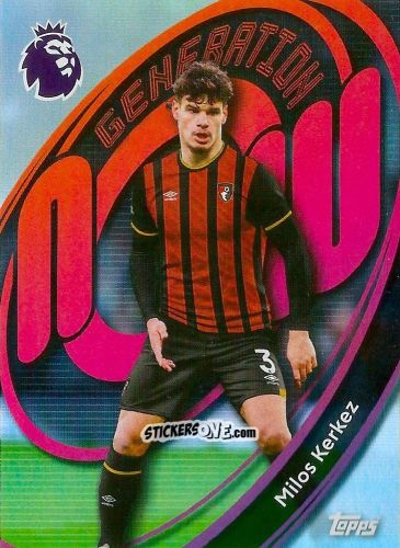 Sticker Milos Kerkez - Premier League 2026 Trading Cards
 n. 52 - Topps