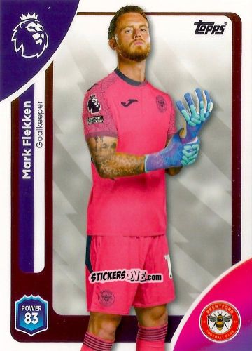 Sticker Mark Flekken - Premier League 2026 Trading Cards
 n. 56 - Topps