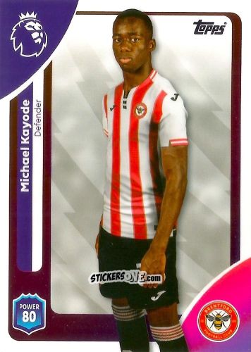 Sticker Michael Kayode - Premier League 2026 Trading Cards
 n. 59 - Topps