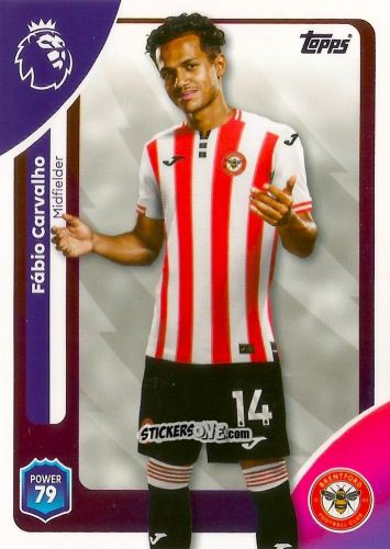 Cromo Fábio Carvalho - Premier League 2026 Trading Cards
 n. 64 - Topps