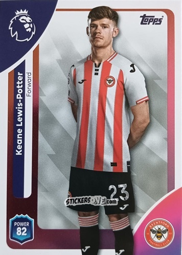 Cromo Keane Lewis-Potter - Premier League 2026 Trading Cards
 n. 66 - Topps