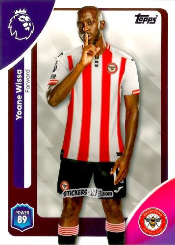 Sticker Yoane Wissa - Premier League 2026 Trading Cards
 n. 69 - Topps
