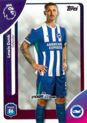 Cromo Lewis Dunk - Premier League 2026 Trading Cards
 n. 77 - Topps