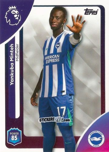 Cromo Yankuba Minteh - Premier League 2026 Trading Cards
 n. 79 - Topps