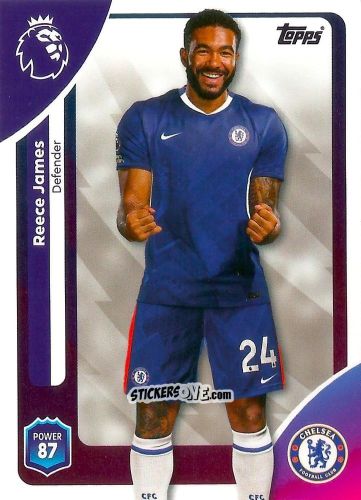 Figurina Reece James - Premier League 2026 Trading Cards
 n. 95 - Topps