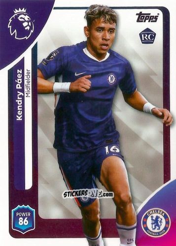 Sticker Kendry Páez - Premier League 2026 Trading Cards
 n. 101 - Topps
