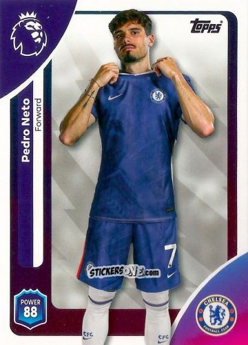 Figurina Pedro Neto - Premier League 2026 Trading Cards
 n. 102 - Topps