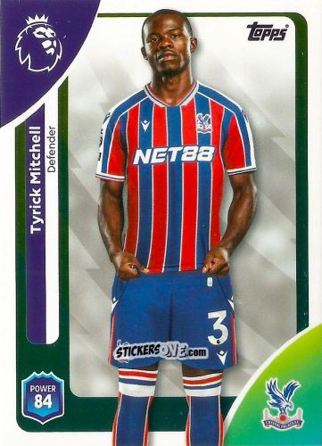 Sticker Tyrick Mitchell - Premier League 2026 Trading Cards
 n. 111 - Topps