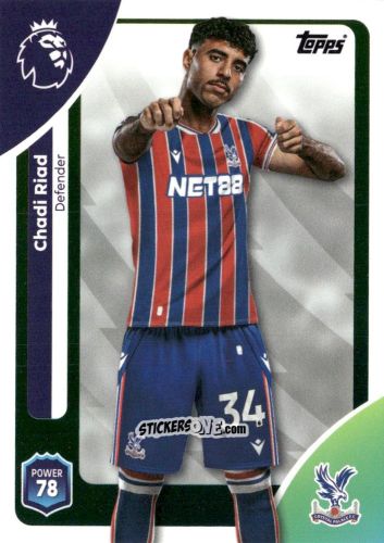 Cromo Chadi Riad - Premier League 2026 Trading Cards
 n. 112 - Topps