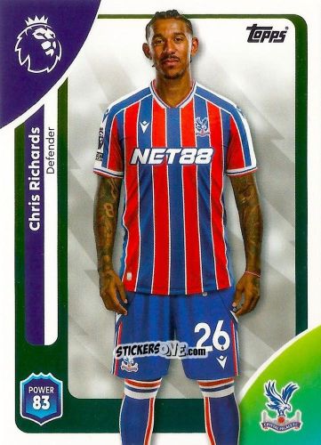 Sticker Chris Richards - Premier League 2026 Trading Cards
 n. 115 - Topps