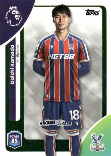 Cromo Daichi Kamada - Premier League 2026 Trading Cards
 n. 119 - Topps