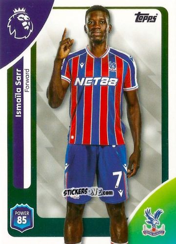 Sticker Ismaïla Sarr - Premier League 2026 Trading Cards
 n. 121 - Topps