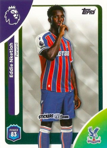 Figurina Eddie Nketiah - Premier League 2026 Trading Cards
 n. 122 - Topps