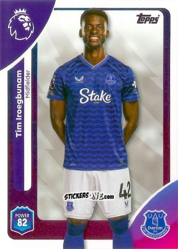 Figurina Tim Iroegbunam - Premier League 2026 Trading Cards
 n. 135 - Topps