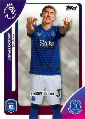 Figurina James Garner - Premier League 2026 Trading Cards
 n. 137 - Topps