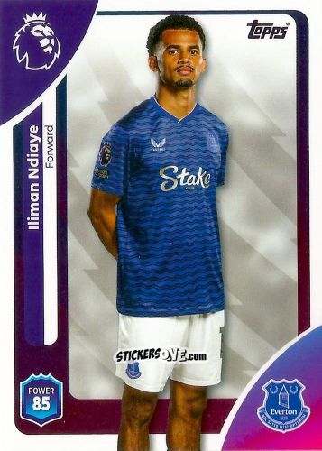 Cromo Iliman Ndiaye - Premier League 2026 Trading Cards
 n. 139 - Topps