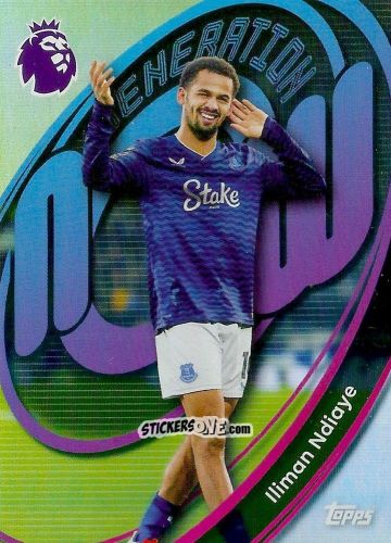 Figurina Iliman Ndiaye - Premier League 2026 Trading Cards
 n. 142 - Topps