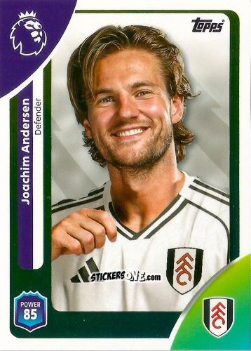 Figurina Joachim Andersen - Premier League 2026 Trading Cards
 n. 148 - Topps