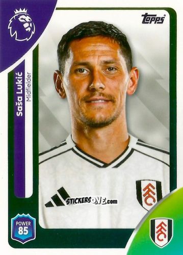 Cromo Saša Lukić - Premier League 2026 Trading Cards
 n. 151 - Topps