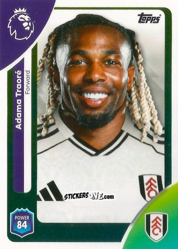 Cromo Adama Traoré - Premier League 2026 Trading Cards
 n. 157 - Topps