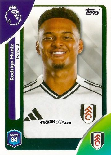 Cromo Rodrigo Muniz - Premier League 2026 Trading Cards
 n. 158 - Topps
