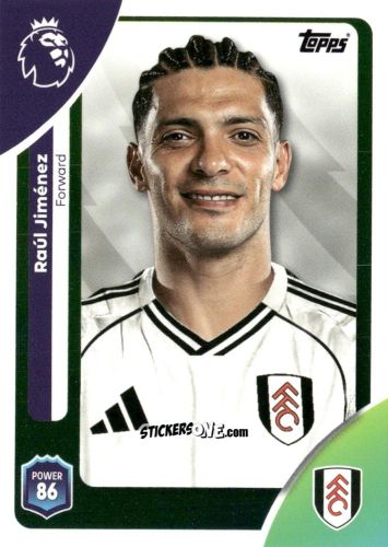 Figurina Raúl Jiménez - Premier League 2026 Trading Cards
 n. 159 - Topps