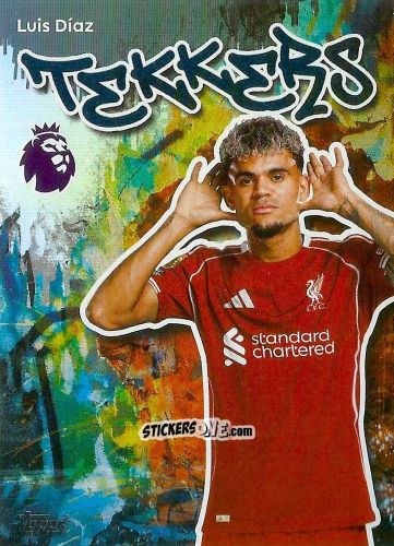 Cromo Luis Díaz - Premier League 2026 Trading Cards
 n. 180 - Topps