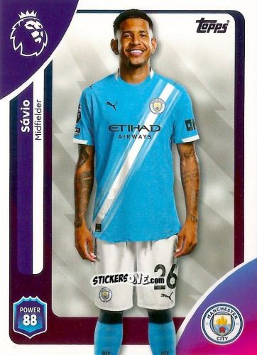 Cromo Sávio - Premier League 2026 Trading Cards
 n. 192 - Topps
