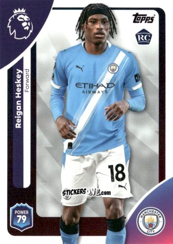 Sticker Reigan Heskey - Premier League 2026 Trading Cards
 n. 193 - Topps