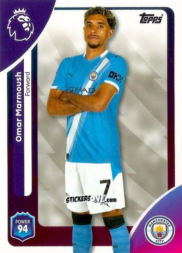 Figurina Omar Marmoush - Premier League 2026 Trading Cards
 n. 194 - Topps