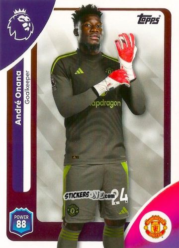 Cromo André Onana - Premier League 2026 Trading Cards
 n. 200 - Topps