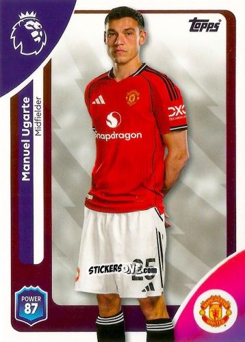 Sticker Manuel Ugarte - Premier League 2026 Trading Cards
 n. 207 - Topps