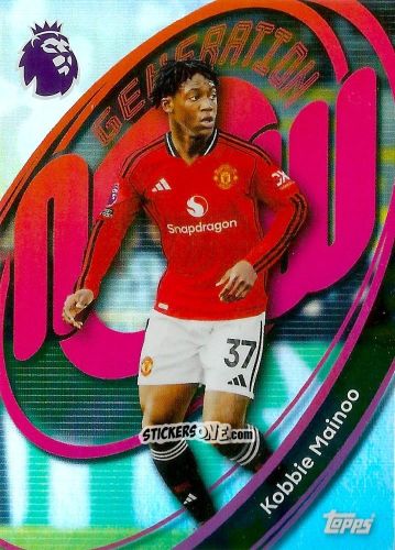 Sticker Kobbie Mainoo - Premier League 2026 Trading Cards
 n. 214 - Topps
