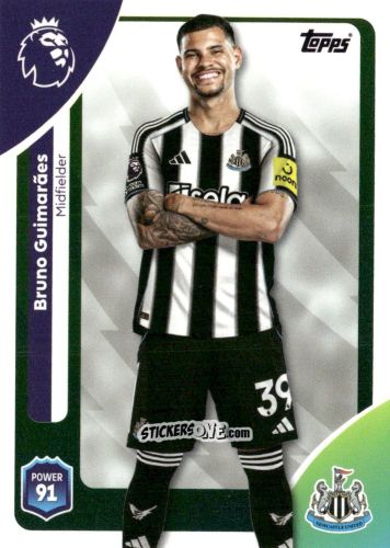 Sticker Bruno Guimarães - Premier League 2026 Trading Cards
 n. 227 - Topps