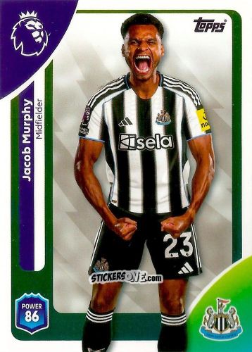 Figurina Jacob Murphy - Premier League 2026 Trading Cards
 n. 228 - Topps