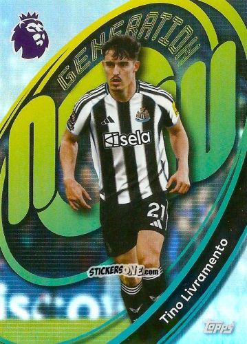 Cromo Tino Livramento - Premier League 2026 Trading Cards
 n. 232 - Topps