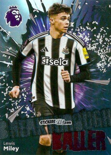 Sticker Lewis Miley - Premier League 2026 Trading Cards
 n. 234 - Topps