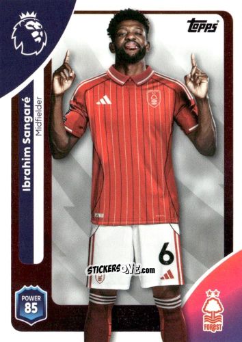 Figurina Ibrahim Sangaré - Premier League 2026 Trading Cards
 n. 243 - Topps