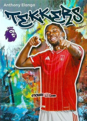 Figurina Anthony Elanga - Premier League 2026 Trading Cards
 n. 252 - Topps