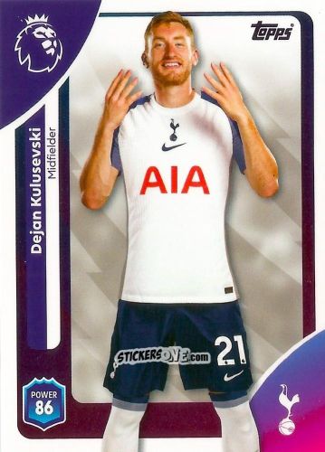 Cromo Dejan Kulusevski - Premier League 2026 Trading Cards
 n. 260 - Topps