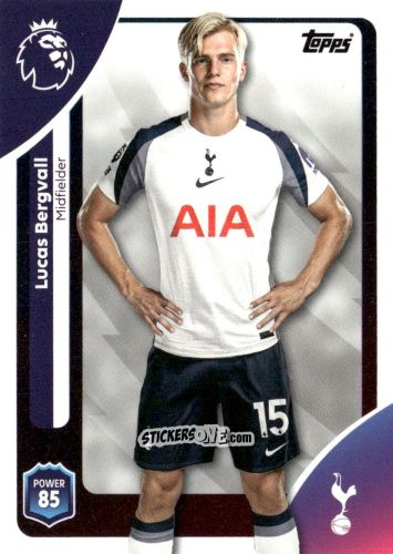 Cromo Lucas Bergvall - Premier League 2026 Trading Cards
 n. 261 - Topps