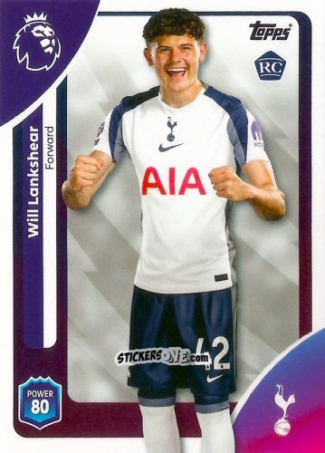 Figurina Will Lankshear - Premier League 2026 Trading Cards
 n. 263 - Topps