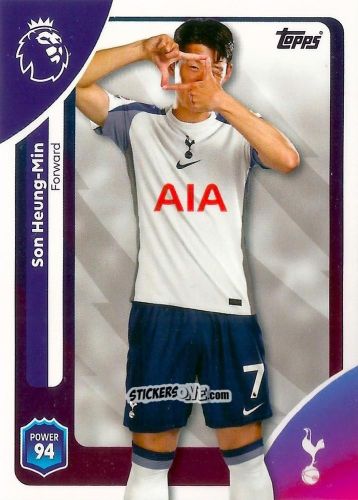 Sticker Son Heung-Min - Premier League 2026 Trading Cards
 n. 264 - Topps