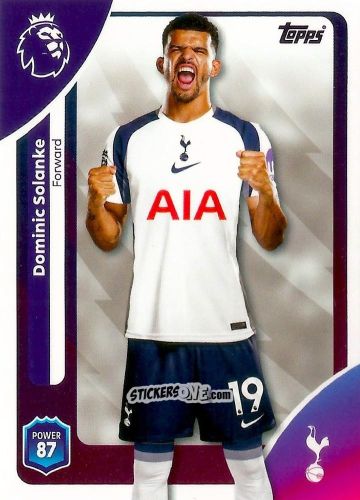 Cromo Dominic Solanke - Premier League 2026 Trading Cards
 n. 267 - Topps
