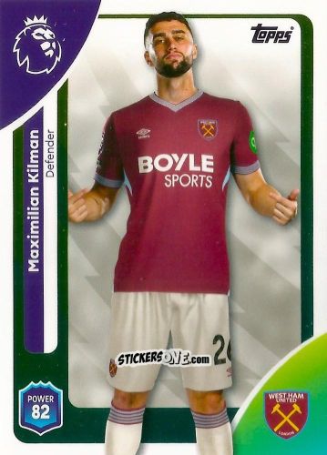 Cromo Maximilian Kilman - Premier League 2026 Trading Cards
 n. 274 - Topps