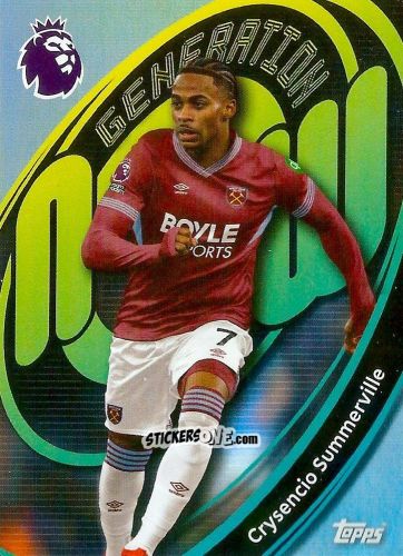Sticker Crysencio Summerville - Premier League 2026 Trading Cards
 n. 286 - Topps