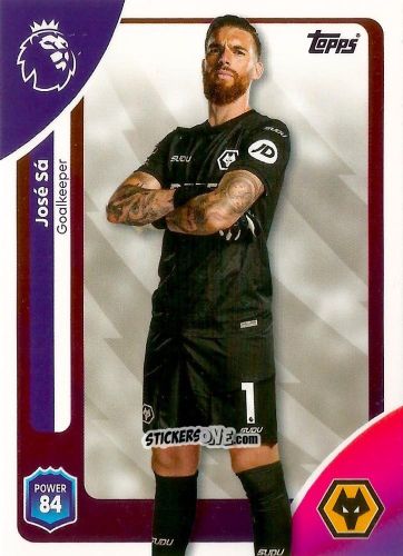 Cromo José Sá - Premier League 2026 Trading Cards
 n. 290 - Topps