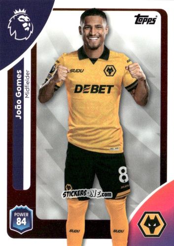 Sticker João Gomes - Premier League 2026 Trading Cards
 n. 298 - Topps