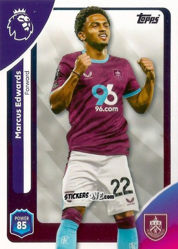 Sticker Marcus Edwards - Premier League 2026 Trading Cards
 n. 317 - Topps